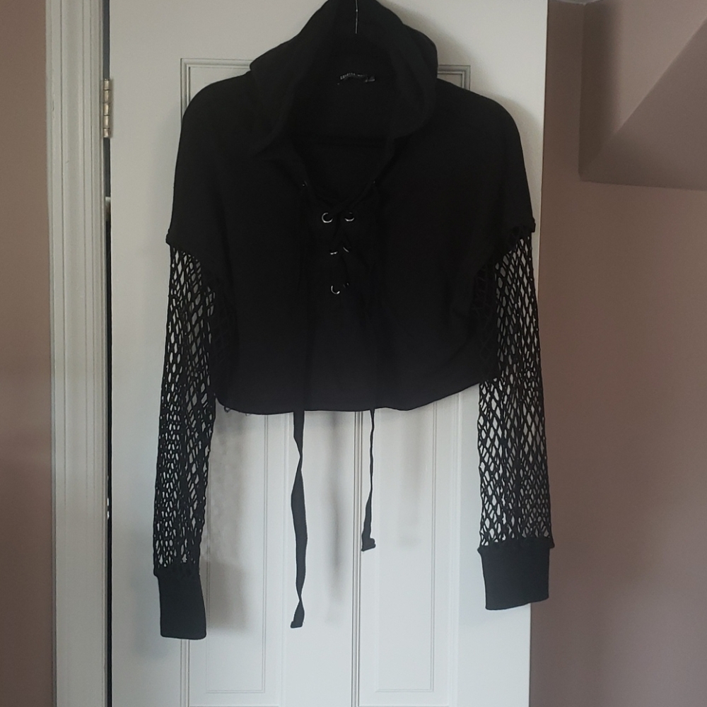 Fashion Nova Black Crop Top